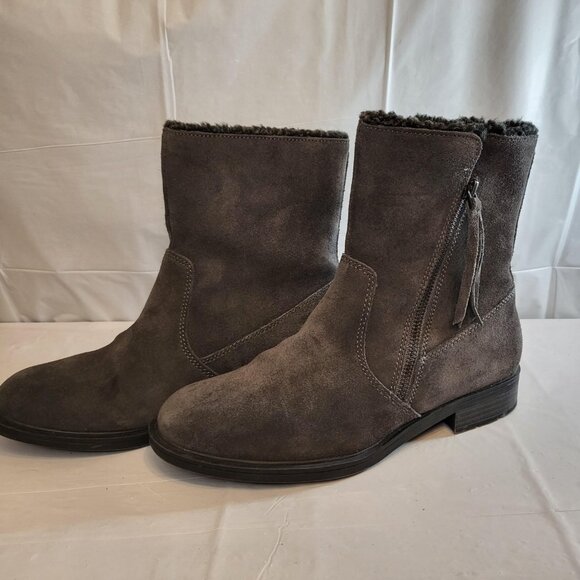 Sporto Shoes - Sporto Western Faux Fur Boot Woman Size 8 Black